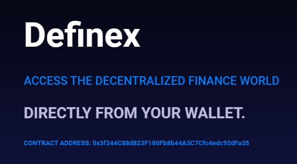 Definex dapp