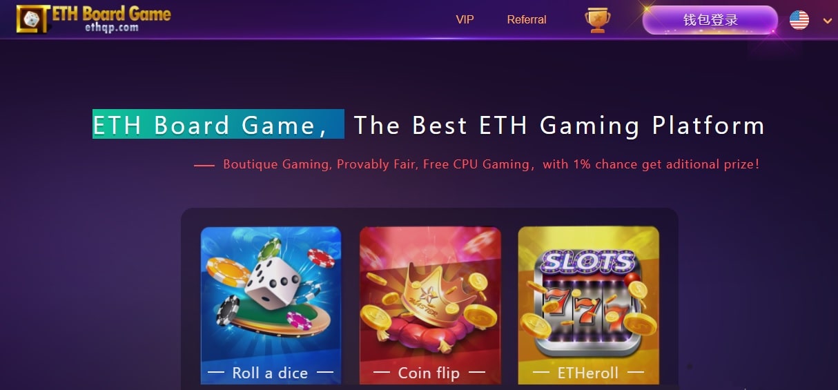 ETH Board Game dapp