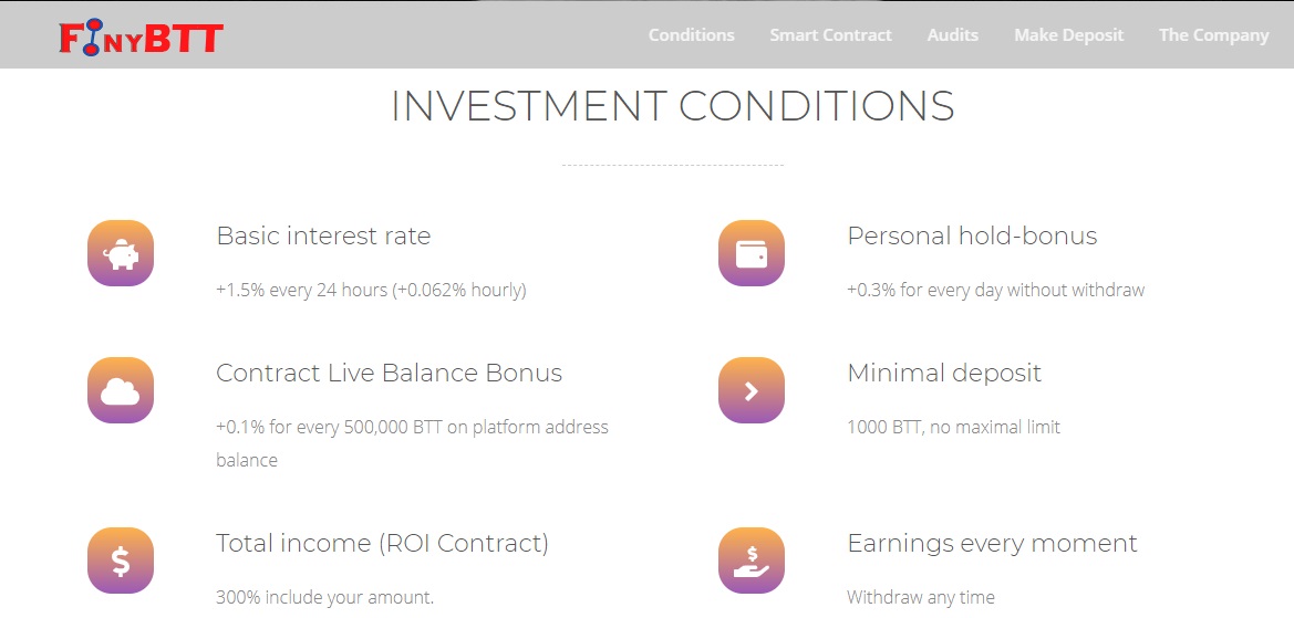 Finy Duo BTT dapp