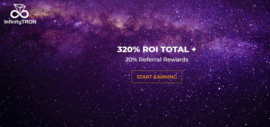 InfinityTron 320% dapp