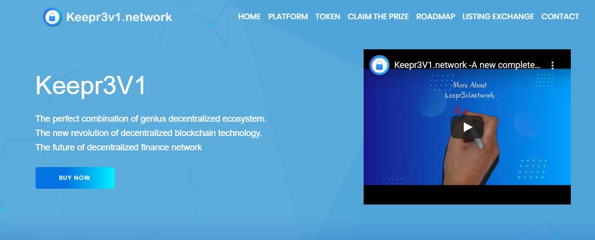 Keepr3v1.network dapp