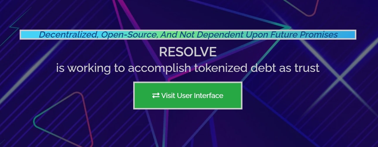 Resolve.money dapp