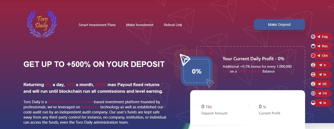 TORODAILY dapp