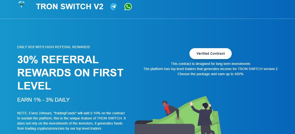 TRON SWITCH dapp