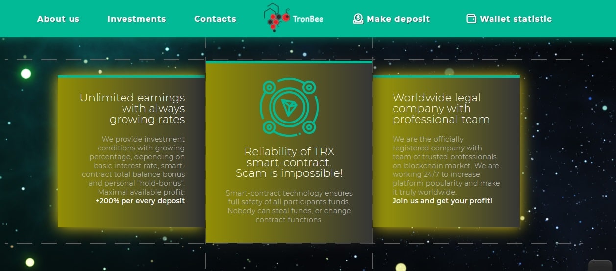 TRONBEE dapp
