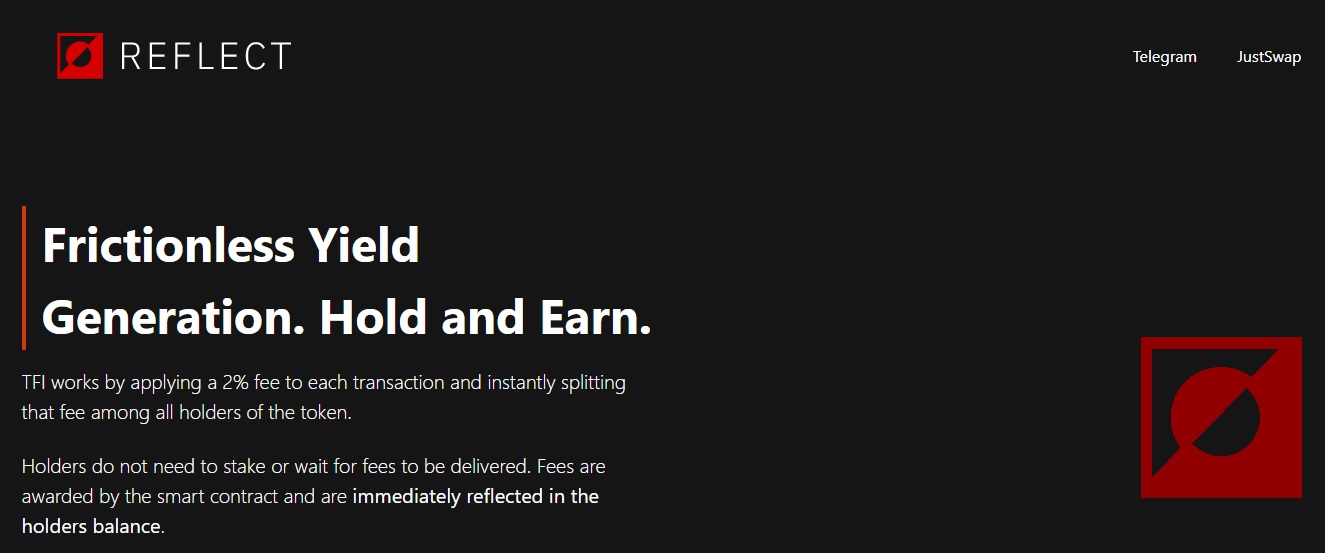 Tron Reflect dapp