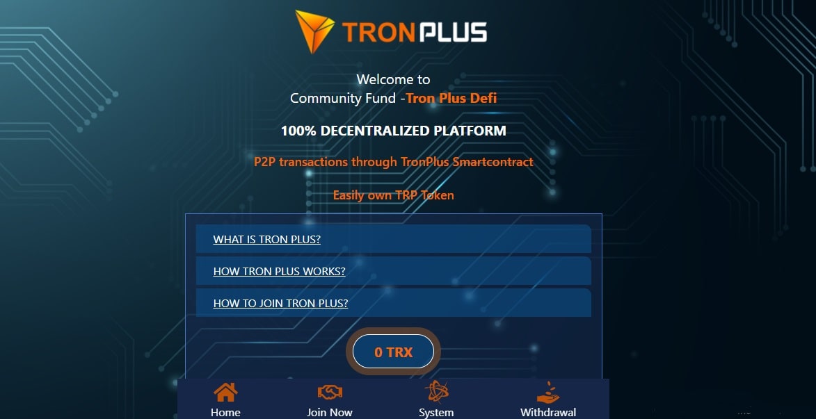 TronPlusV2 dapp