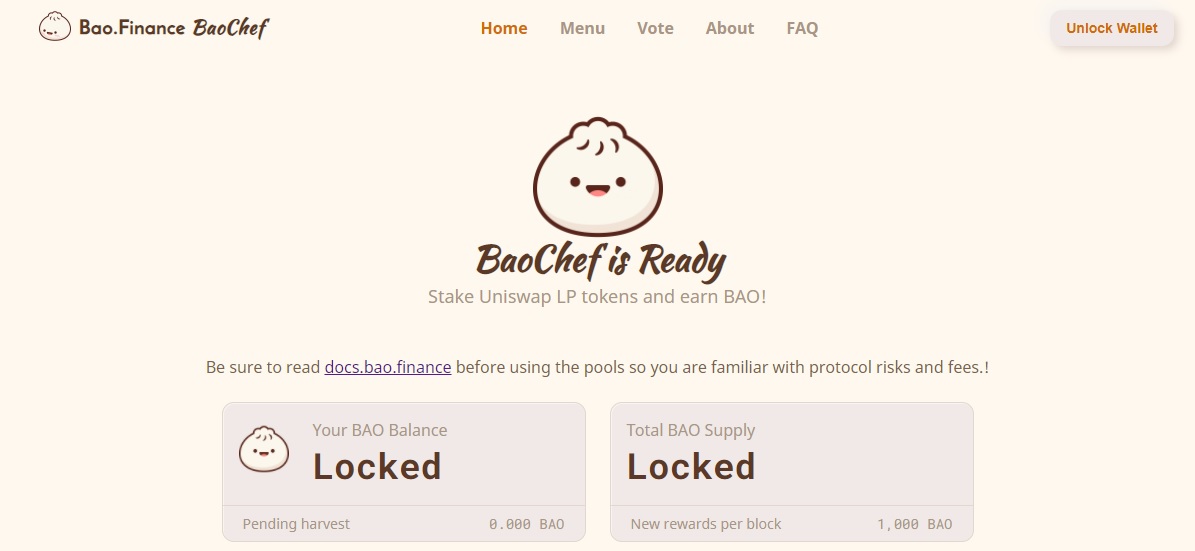 Bao.Finance дапп