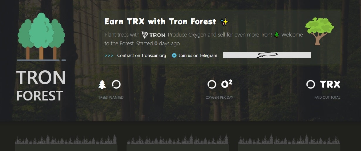 TRON Forest daPP