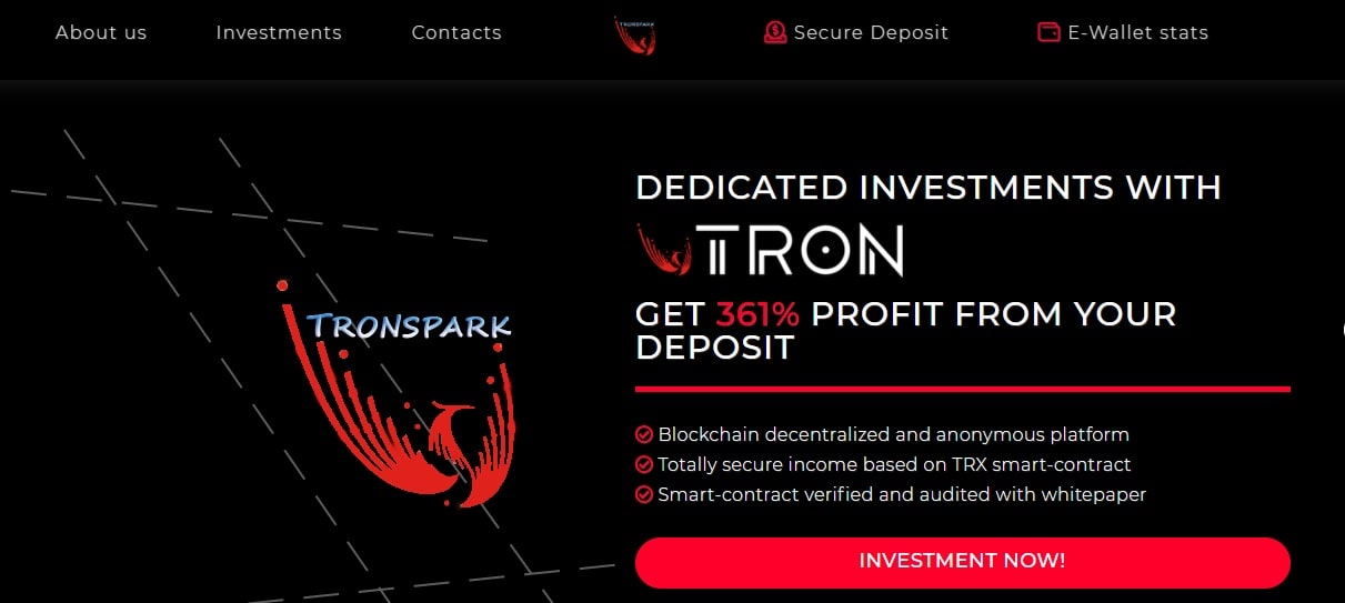 TRONSPARK dapp