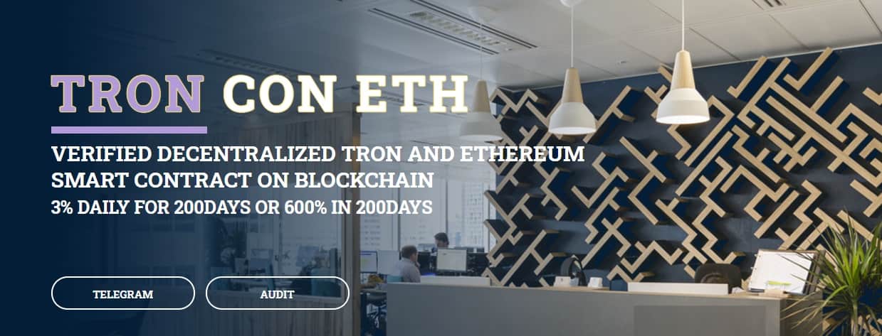 TRONconETH dapp