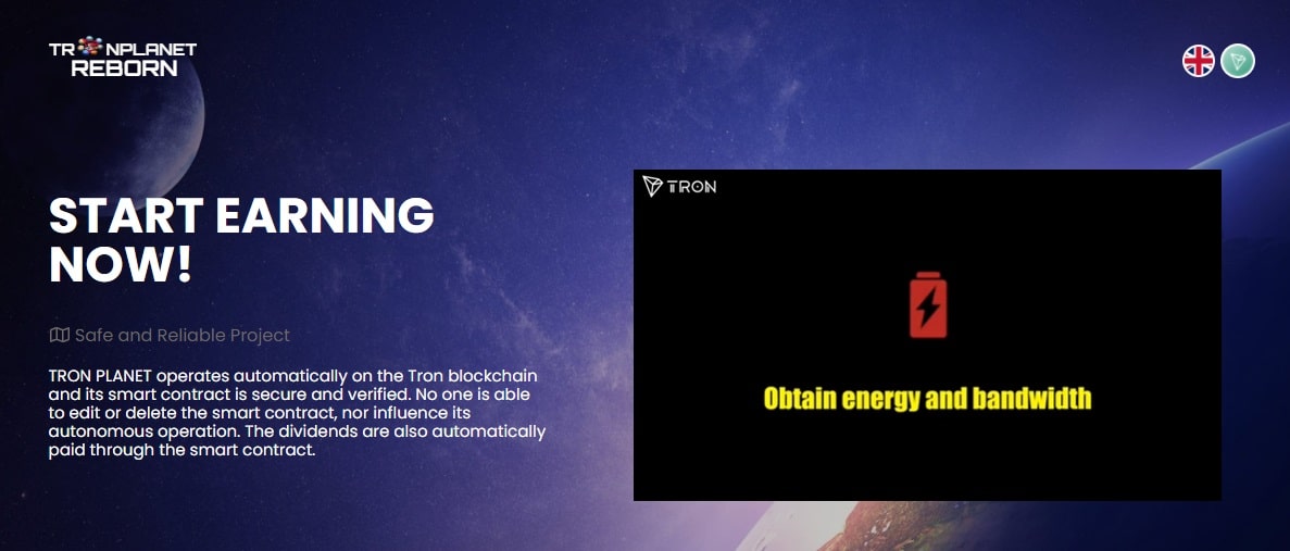 Tron Planet Reborn dapp