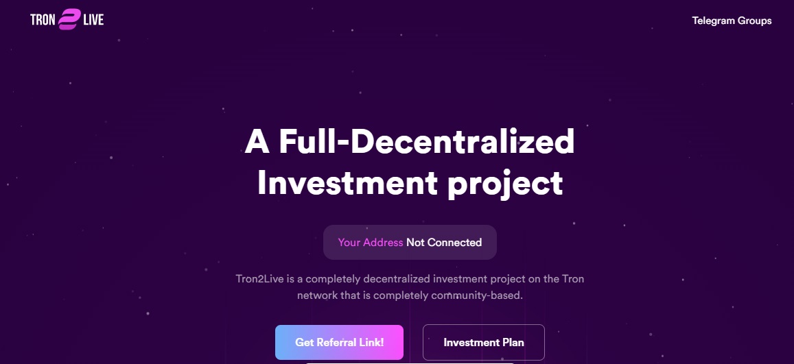 Tron2Live dapp