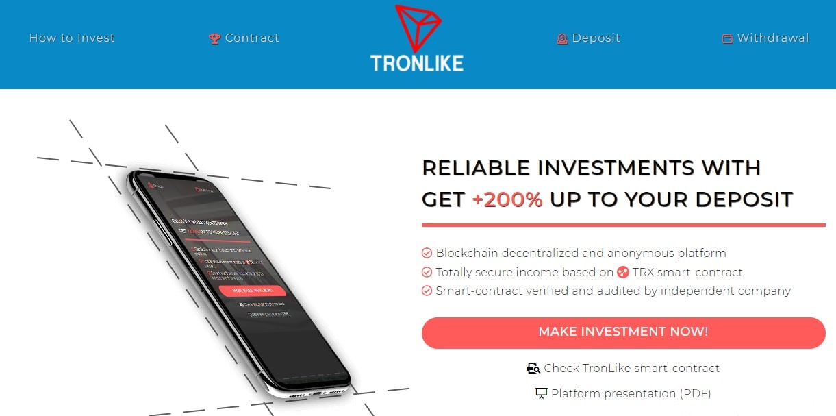 TronLike dapp
