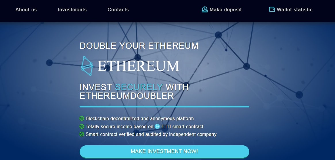 ETHEREUM DOUBLER дапп