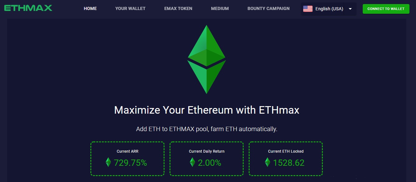 ETHMAX.FINANCE дапп