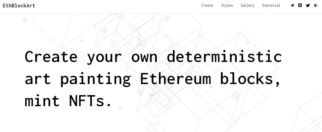 EthBlockArt dapp