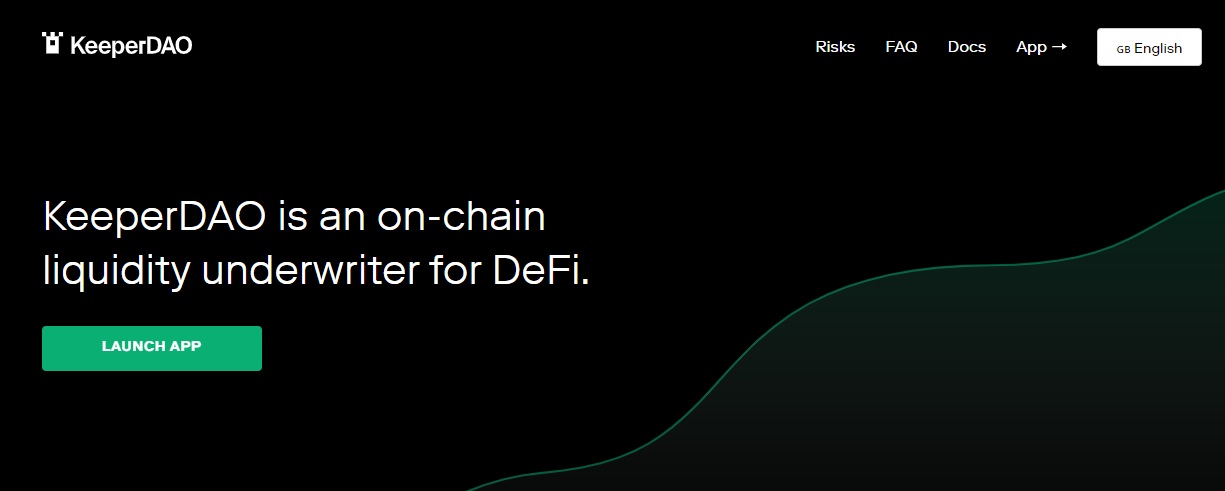 KeeperDAO dapp