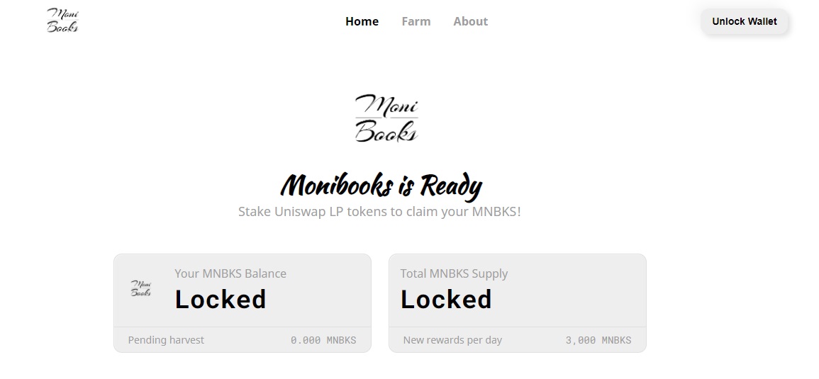 MoniBooks дапп