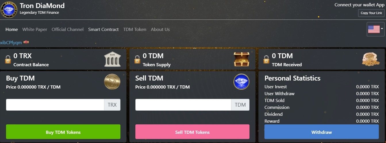 TRON DIAMOND dapp