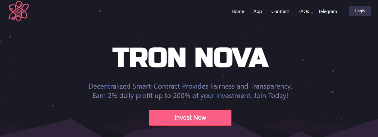 Tron Nova дапп