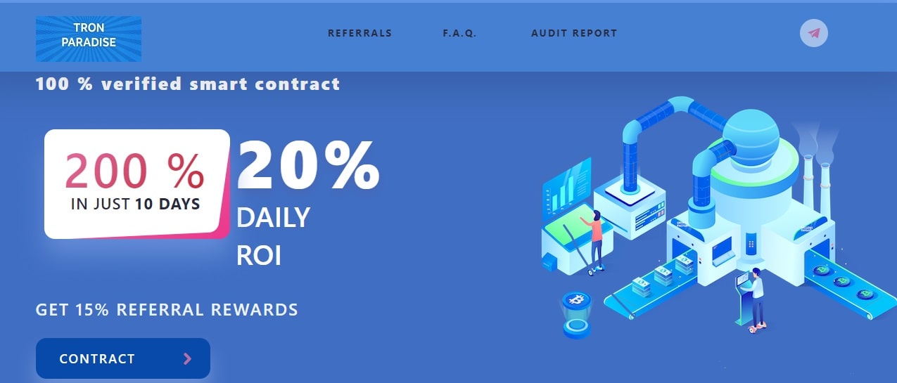 Tron Paradise dapp
