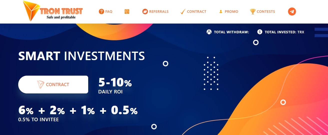 Tron Trust dapp
