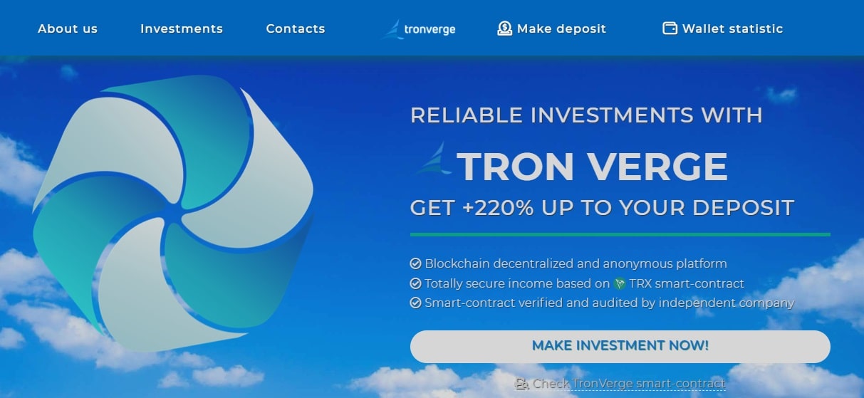 Tronverge дапп