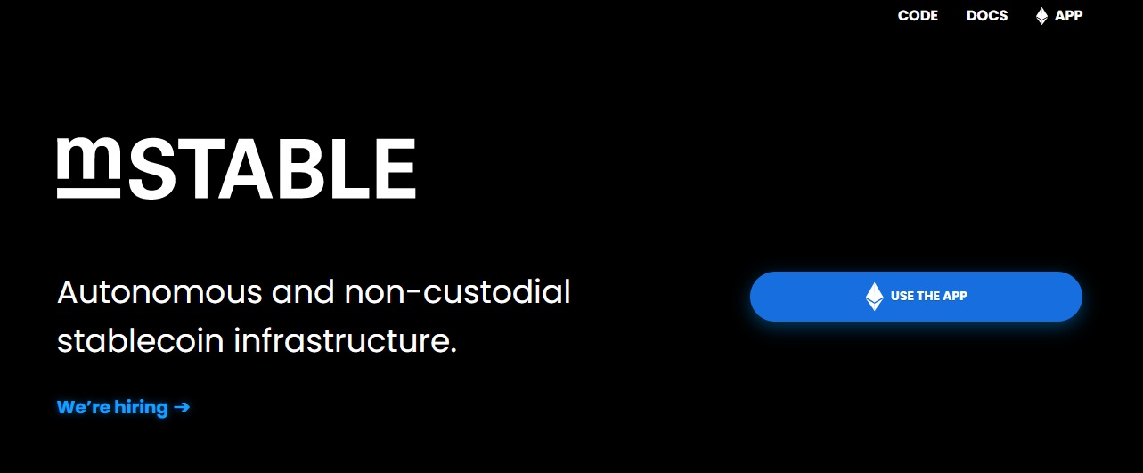 mStable дапп