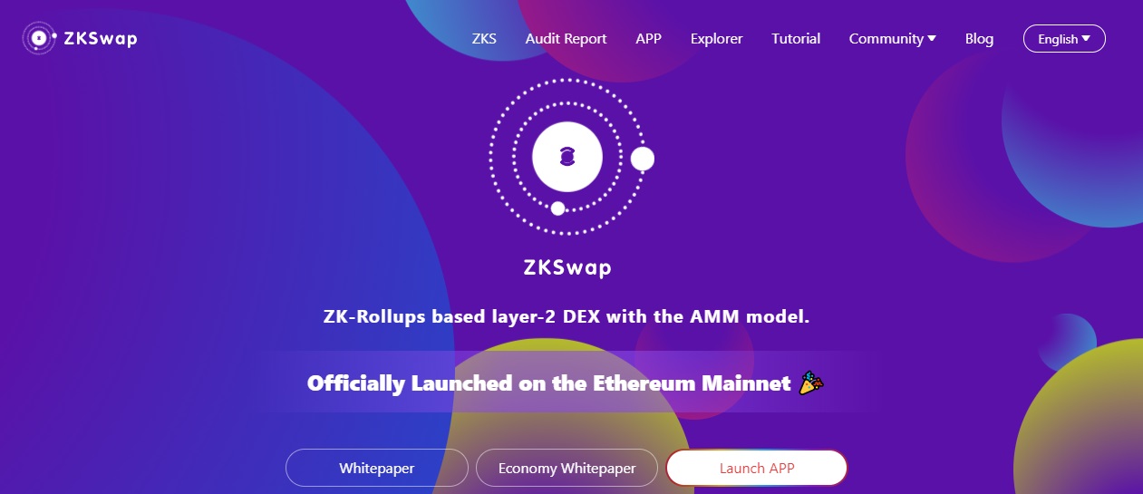 ZKSwap дапп