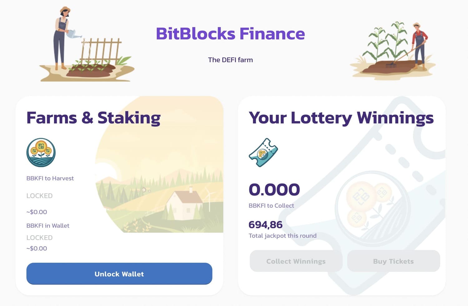 BitBlocks Finance dapp