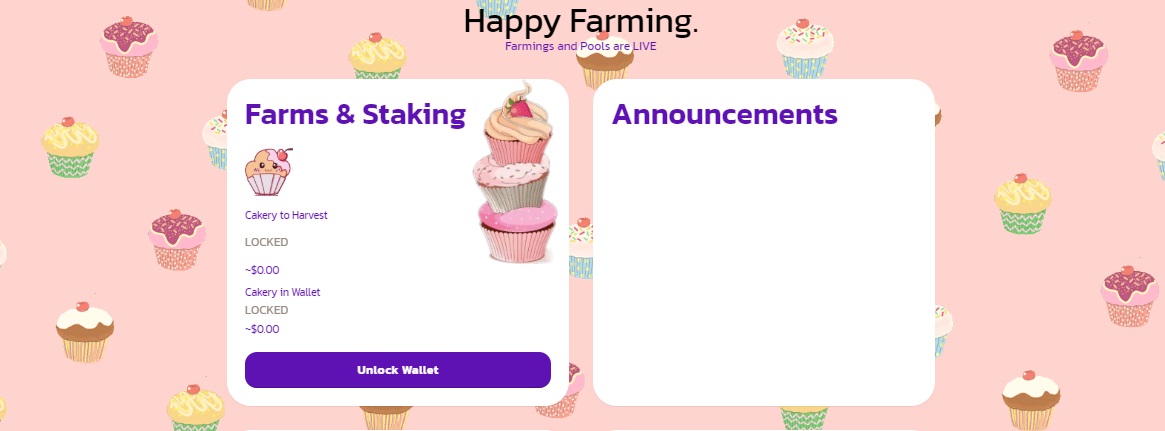 Cakery Swap dapp