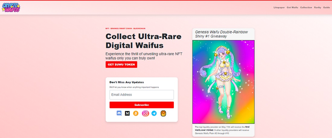 CryptoWaifus дапп