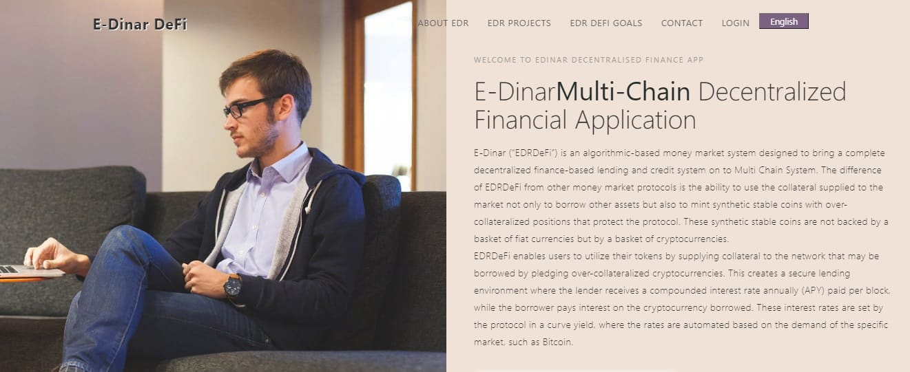EDINAR DeFi dapp
