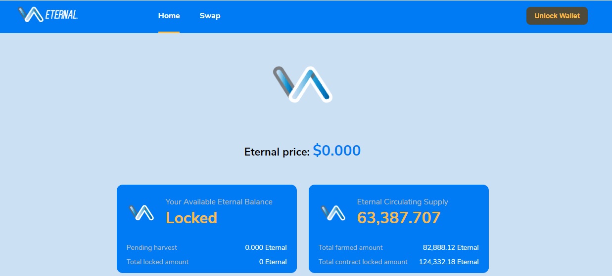 Eternal Finance дапп