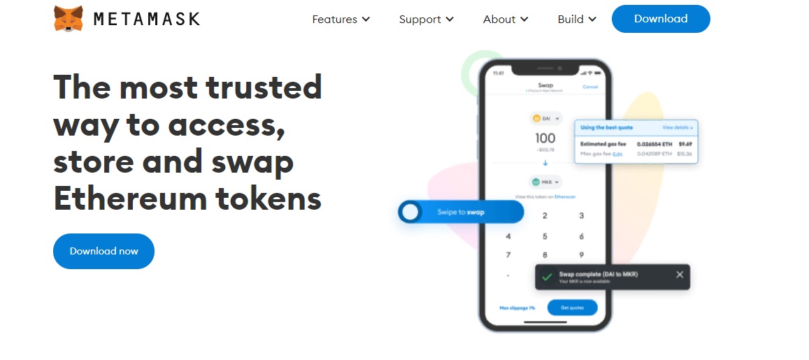 MetaMask Swap дапп