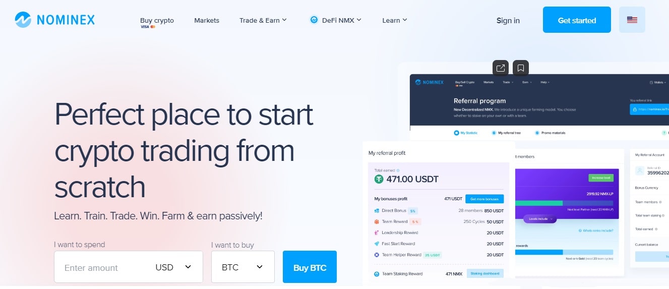Nominex (NMX) дапп