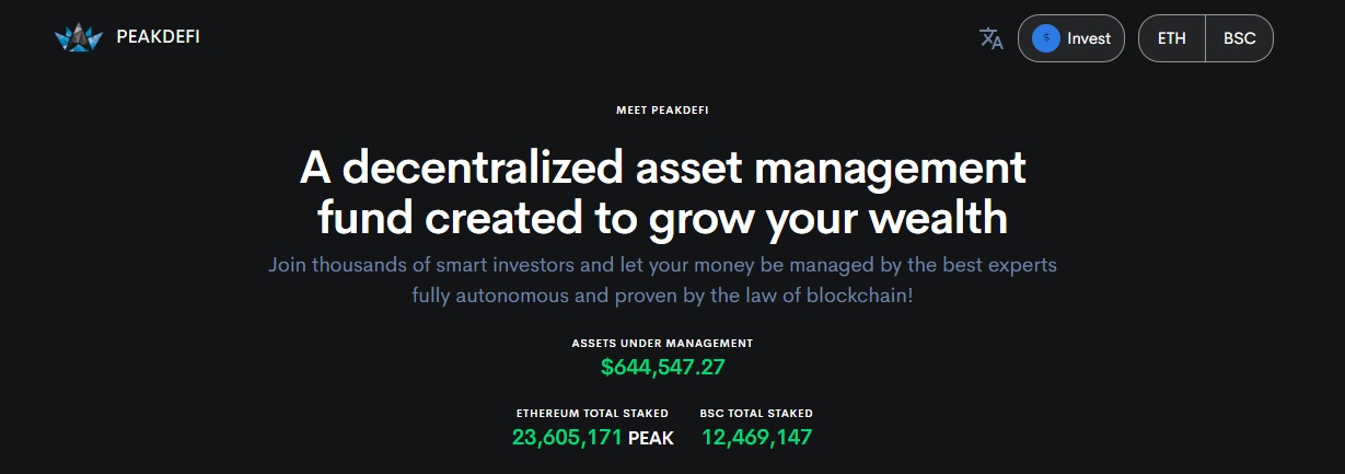 PEAKDEFI
