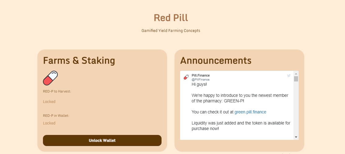 Red Pill Finance дапп
