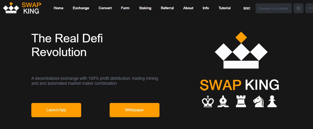 SwapKing дапп