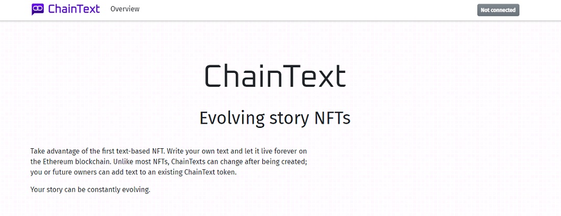 ChainText дапп