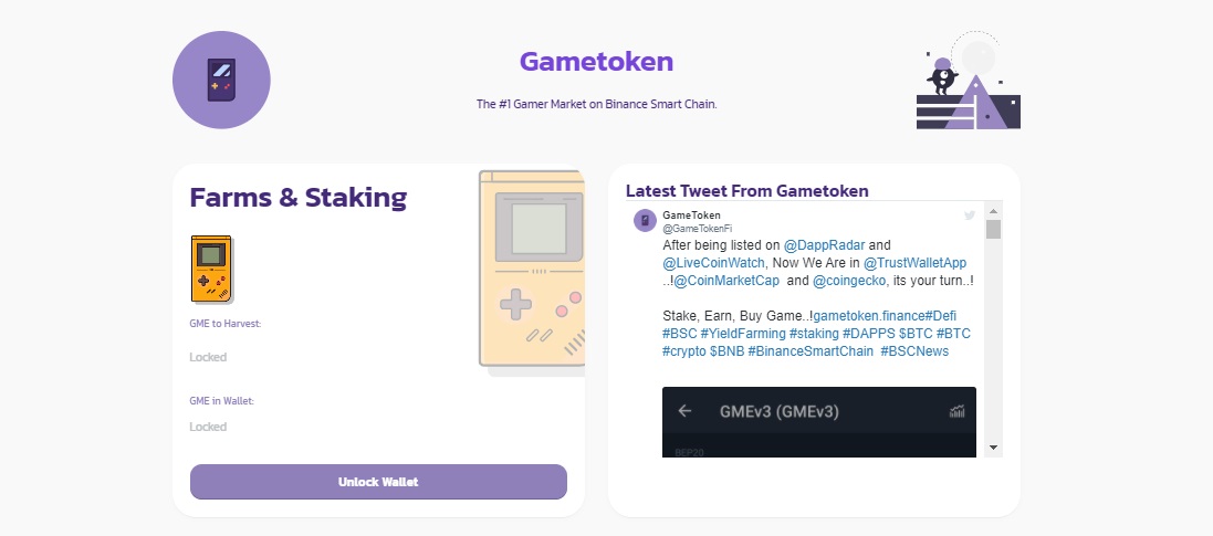 GameTokenFinance - dapp.expert