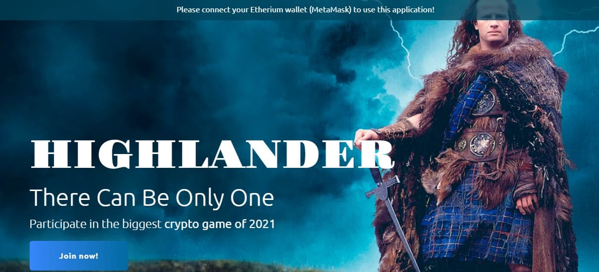 Highlander дапп
