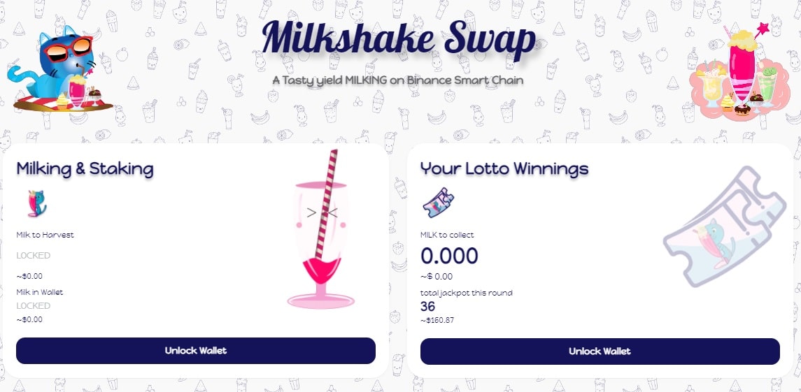 MilkShakeSwap дапп