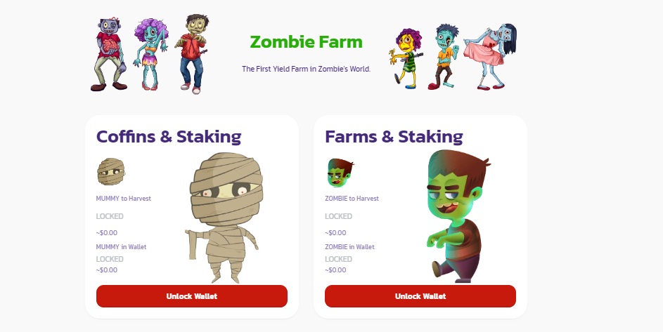 Zombie Farm дапп
