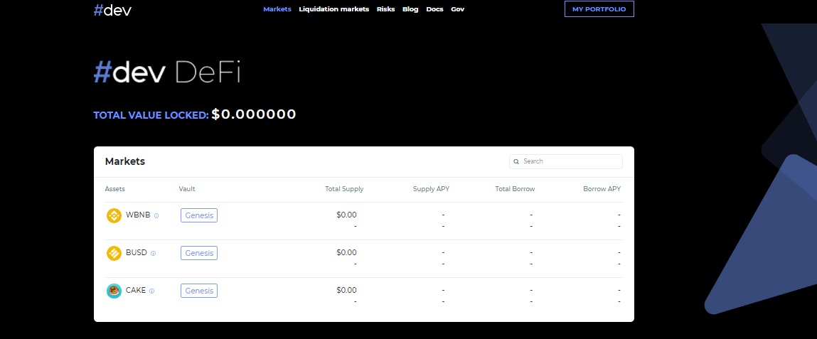 #dev DeFi дапп
