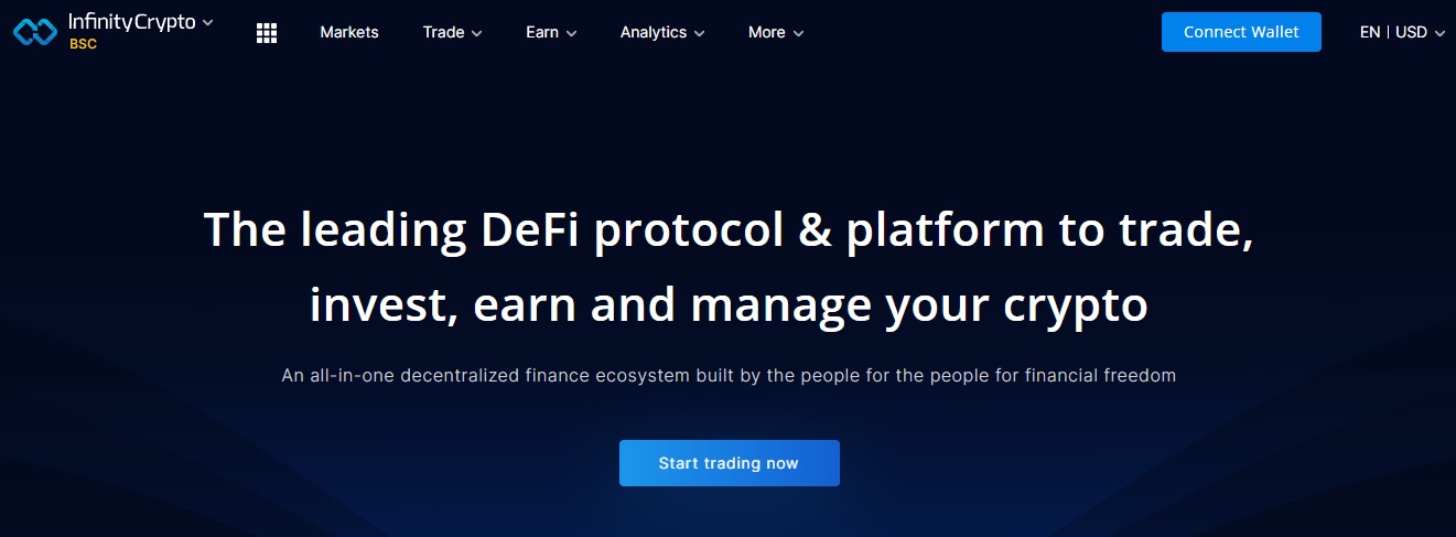 Infinity Crypto дапп