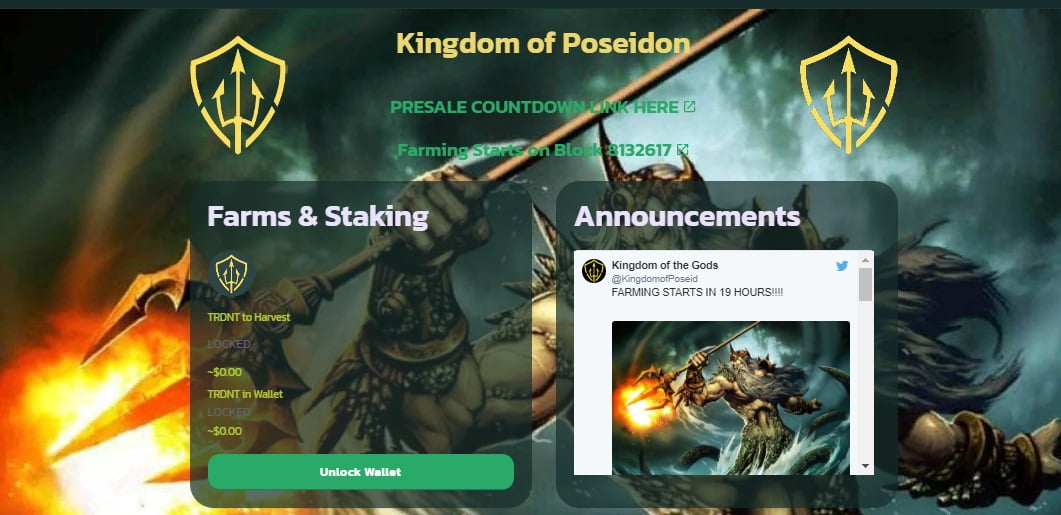 Kingdom of Poseidon дапп