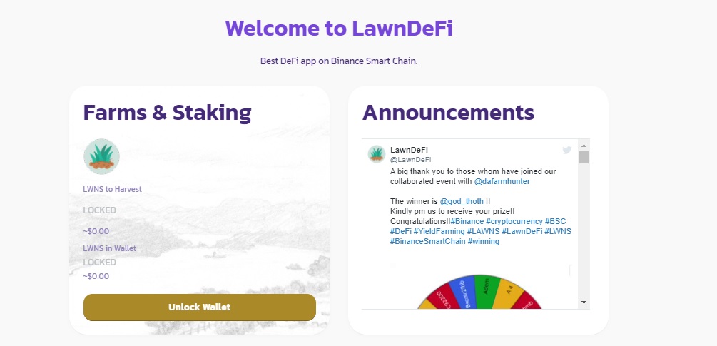 LawnDeFi - dapp.expert