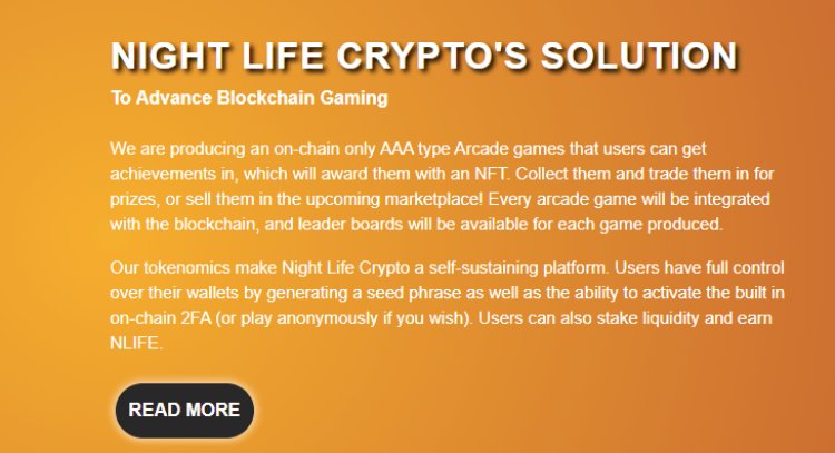 Night Life Crypto — a self-contained gaming platform